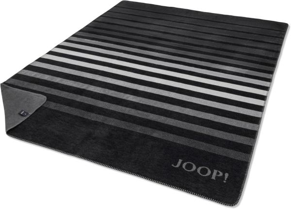 JOOP Wohndecke Shutter|150x200 cm| schwarz