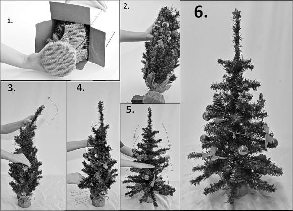 Bambelaa! Weihnachtsbaum Künstlich Mit Beleuchtung Geschmückt Tannenbaum Dekoriert Christbaum Beleuchtet LED 75cm Rot Bild 6