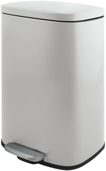 Treteimer Akira - Weiß matt 30 Liter