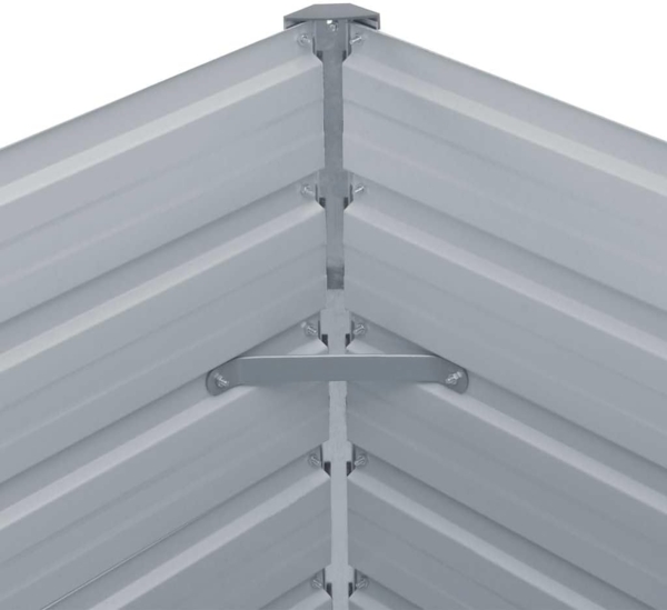 vidaXL Hochbeet 160 x 80 x 45 cm Verzinkter Stahl Braun 47012 Bild 4