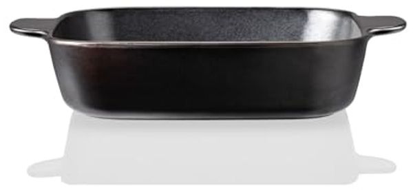 Arzberg Joyn Stoneware Auflaufform eckig klein, Steinzeug, Iron, 32x20 cm, 44120-640253-63401
