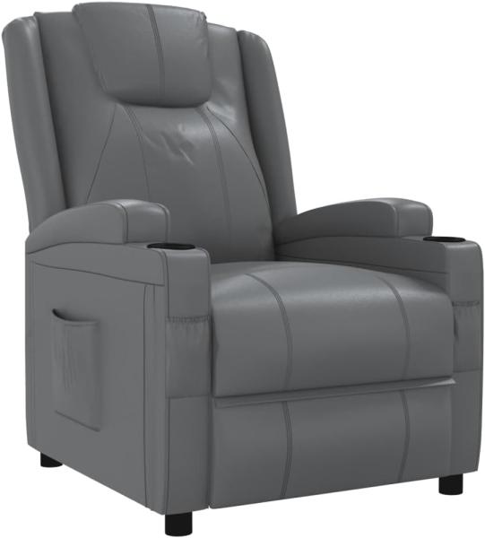 vidaXL Relaxsessel Anthrazit Kunstleder 348416