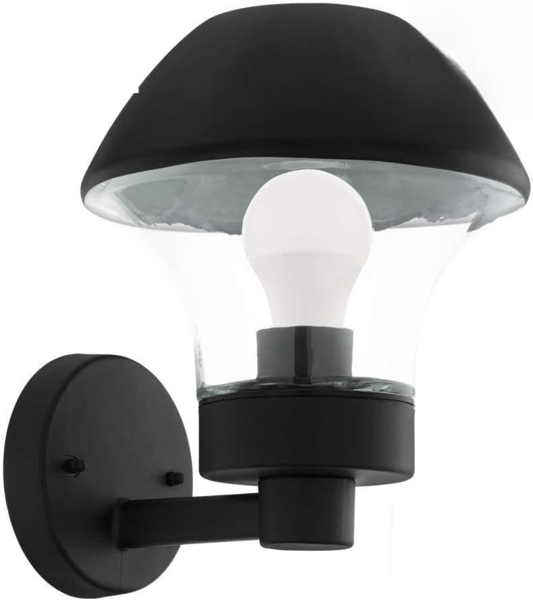 Eglo 33567 Wandleuchte Crosslink VERLUCCA-C schwarz L:21cm H:26. 5cm dimmbar IP44 mit Connect Funktion