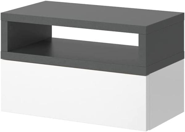 Nachttisch Urbano Anthrazit 45 x 28 cm Vicco