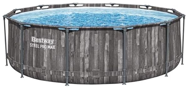 Bestway Framepool Steel Pro MAX (Packung, ohne Zubehör), Ø 366 x 100 cm