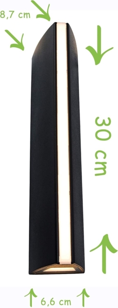 Lutec Leo 5192701330 LED Aussenwandleuchte 2-flammig ECO Light Bild 3