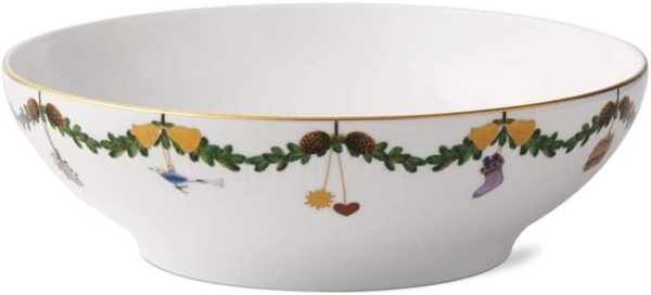 Royal Copenhagen Star Fluted Christmas Servierschale 220 cl