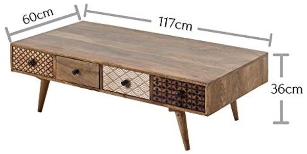 Couchtisch SHARI, ca. 117 x 36 x 60 cm Bild 2
