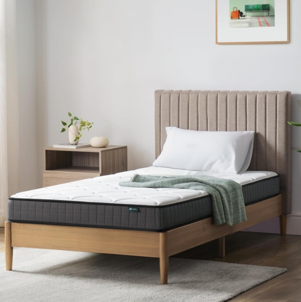 Zinus Hybrid-Matratze, Memory Foam, Weiß, Single Bild 9