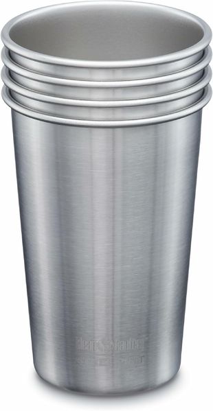Klean Kanteen Set Edelstahlbecher 473 ml 4-tlg.