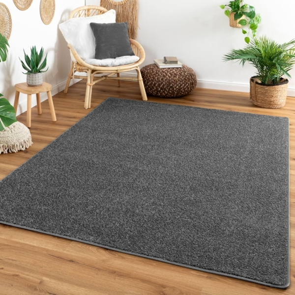 Designerteppich Cambridge, Farbe: anthrazit, Größe: 140x200 cm Bild 2