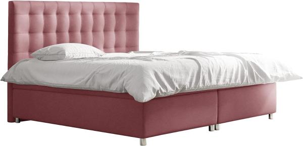 99rooms Riverside Boxspringbett Velours 200x200 cm Lila