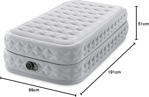 Intex Luftbett Dura-Beam Deluxe Series Supreme Air-Flow Twin 191 x 99 x 51 cm Bild 10
