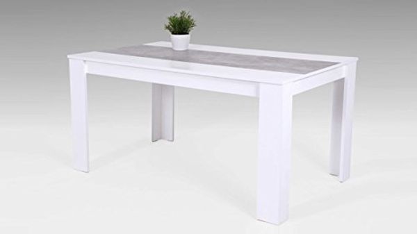 Esstisch Laira T / Lilo T, Weiß, 138 x 76 x 80 cm