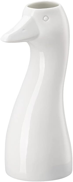 Hutschenreuther Vase 20 cm Gans-Vase Weiss Gans-Vase / Weiss