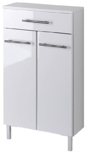 Midischrank UDINE-03, Hochglanz weiß, B x H x T ca. : 50 x 79 x 20 cm