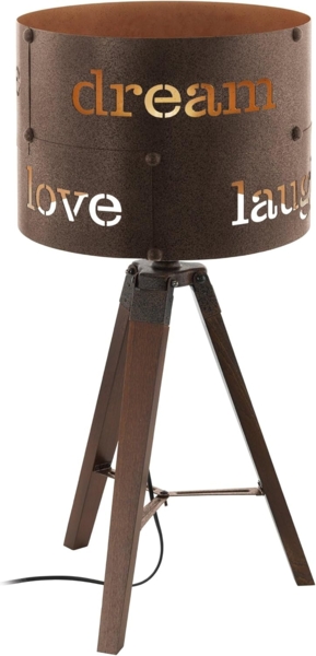 Eglo 49792 Tischleuchte Vintage COLDINGHAM Ø 32cm in rostfarben