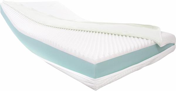 Dibapur® Visco Orthopädische Visco + Kaltschaummatratze (Hohes Raumgewicht) Auswahl x ca. 16 cm Kern mit einem glatten Aloe Vera Bezug ca. 16,2 cm - Made in Germany (110x200 H2) Bild 1