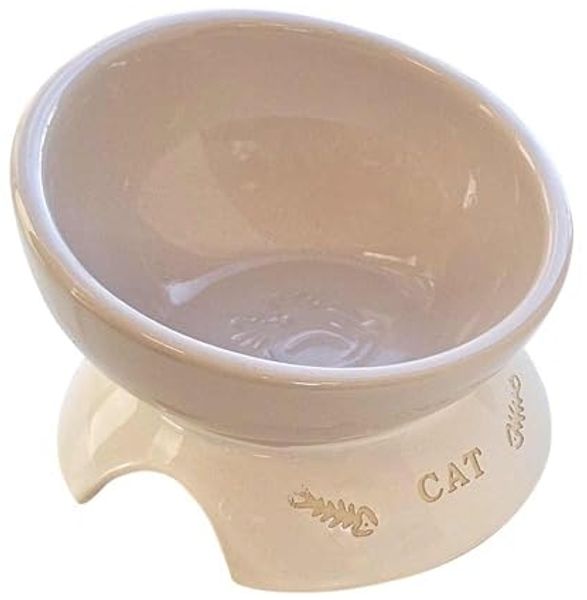Nobby Futternapf Katzen Keramik-Napf Cat creme