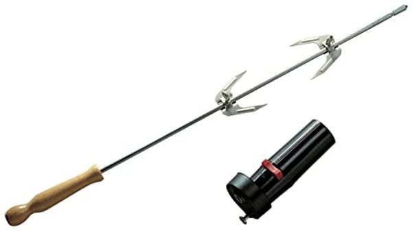 Barbecook Grilldrehspieß mit Motor für Holzkohlegrill 60cm geeignet für den Barbecook Loewy
