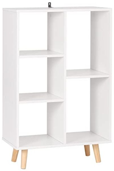 Bücherregal Würfelregal 5 Fächer SKuep weiß