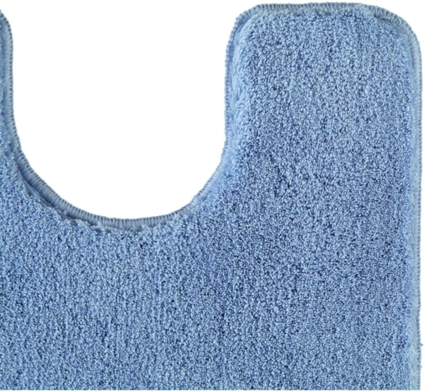Kleine Wolke Badematte RELAX, Höhe 30 mm, rutschhemmend beschichtet, fußbodenheizungsgeeignet, Polyacryl, rechteckig, WC Vorleger mit Ausschnitt, Badteppich, Uni Farben, rechteckig, rund & als Set erhältlich Bild 7