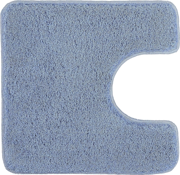 Kleine Wolke Badematte RELAX, Höhe 30 mm, rutschhemmend beschichtet, fußbodenheizungsgeeignet, Polyacryl, rechteckig, WC Vorleger mit Ausschnitt, Badteppich, Uni Farben, rechteckig, rund & als Set erhältlich Bild 5