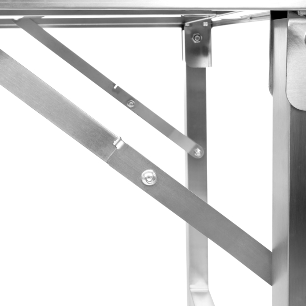 Mahlzeit Küchentisch Edelstahltisch, 80 x 70 x 80,5 cm, Arbeitstisch, Serviertisch, Gastrot (1-St), Langlebig Bild 6