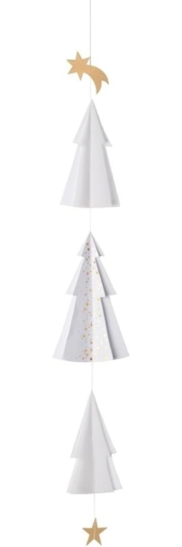 Räder Tannen Kette Sternchen L.ca 57cm