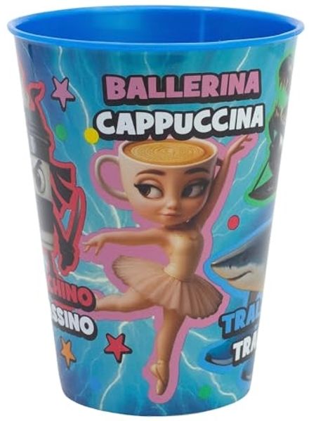 Italian Brainrot Trinkbecher 260 ml Kinder Tumbler für Alltag Freizeit