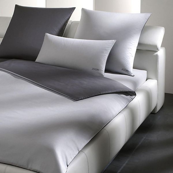 JOOP Bettwäsche Micro Pattern silber 4040-9|Bettbezug einzeln 135x200 cm