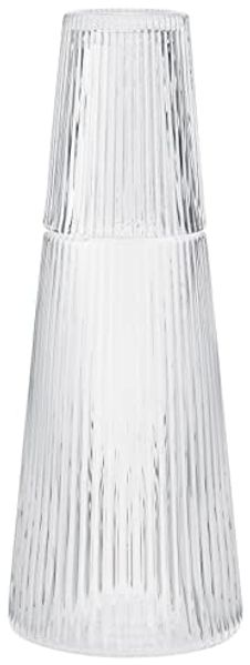 Stelton Pilastro Karaffe mit Trinkbecher 1,0 l