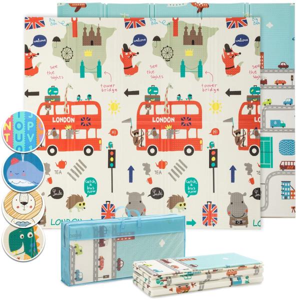 Play Mat Foldable 1cm Cars