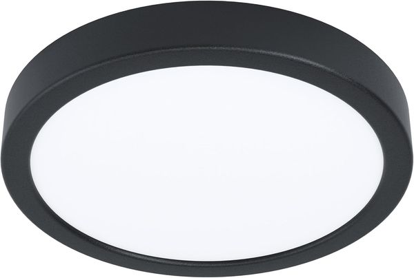 Eglo 99223 Aufbauleuchte FUEVA 5 schwarz rund H:2,8 Ø:21cm 3000K