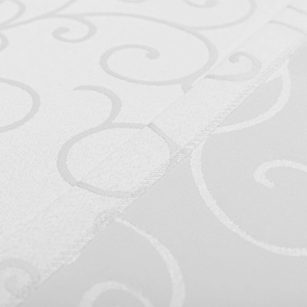 EUGAD Tischdecke (1-tlg), Damast Ornamente, mit Saum, Abwaschbar und Bügelfrei Bild 3