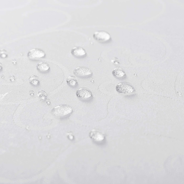 EUGAD Tischdecke (1-tlg), Damast Ornamente, mit Saum, Abwaschbar und Bügelfrei Bild 4