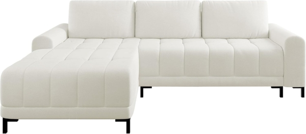 Ecksofa Aurezi L mit Bettkasten und Schlaffunktion (Farbe: Velo 621, Seite: Links)