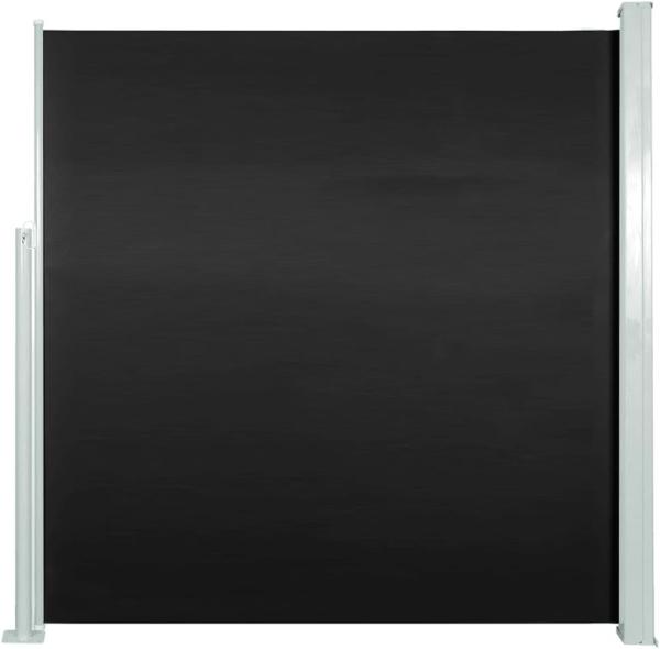 vidaXL Seitenmarkise Ausziehbar 140x300 cm Schwarz 317874