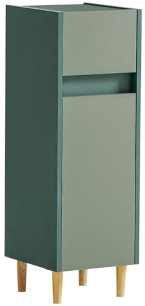 Lomadox Badkommode LOANO-80, Badmöbel Badezimmer Kommode modern in grün