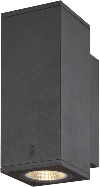 SLV No. 1003418 ENOLA SQUARE UP/DOWN S Outdoor LED Wandaufbauleuchte anthrazit IP 65