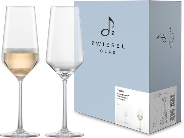 Zwiesel Glas PURE Champagnerglas 2er Set