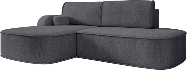 Ecksofa Koro (Farbe: Coral 80, Seite: Links)