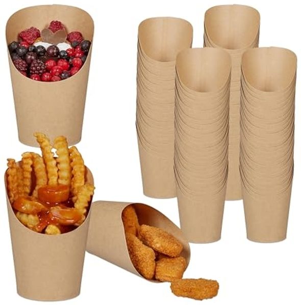 Kraftpapier Becher im 100er Set 10045624