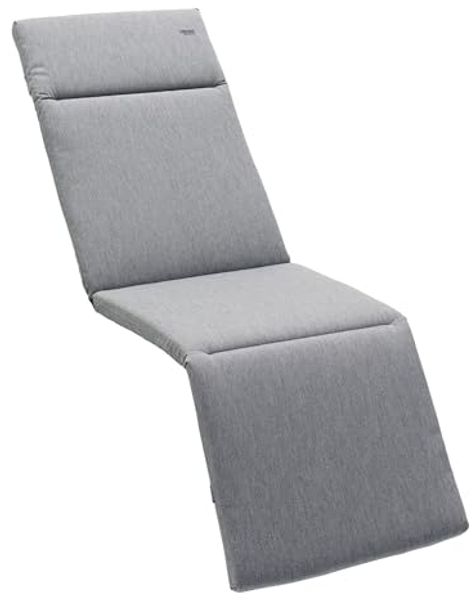 Sieger 5550 4925 Relax-Auflage Schaum / Vlies Füllung, Polypropylen Grau 49 x 4 x 164 cm