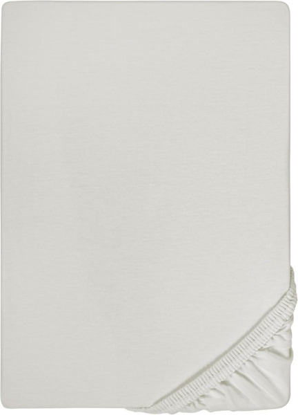 biberna Feinjersey-Spannbetttuch 0077144, grau, 1 x 60 x 120 cm - 70x140 cm