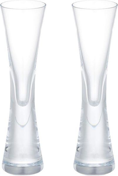 LSA Moya Likör-Glas-Schnapsglas-Vodka-Glas-Sambuca-Glas, 50 ml, handgefertigt, 2 Stück