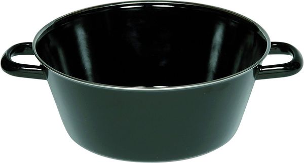 Riess Classic Emaille Schmalzpfanne halbtief 26cm H:10,2cm