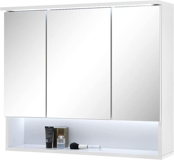 Spiegelschrank >Bella< in Weiß - 80x70x21cm (BxHxT)