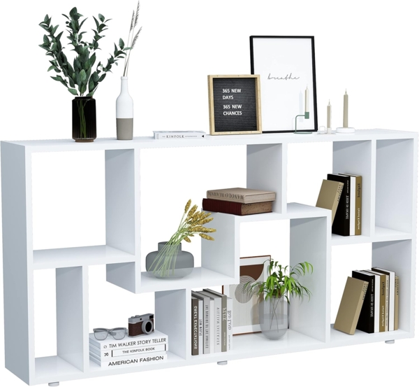 VCM Standregal Lanisa 919092 Weiß H. 58 x B. 116 x T. 20 cm