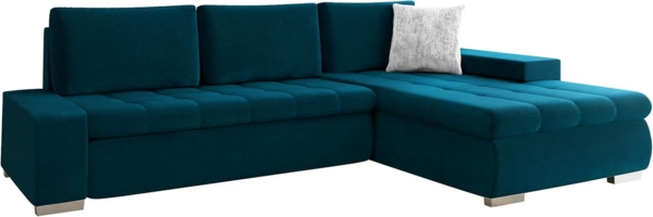 Ecksofa Orkan Premium (Farbe: Venus Velvet 2911 + Venus Velvet 2911 + Miu 2059)
